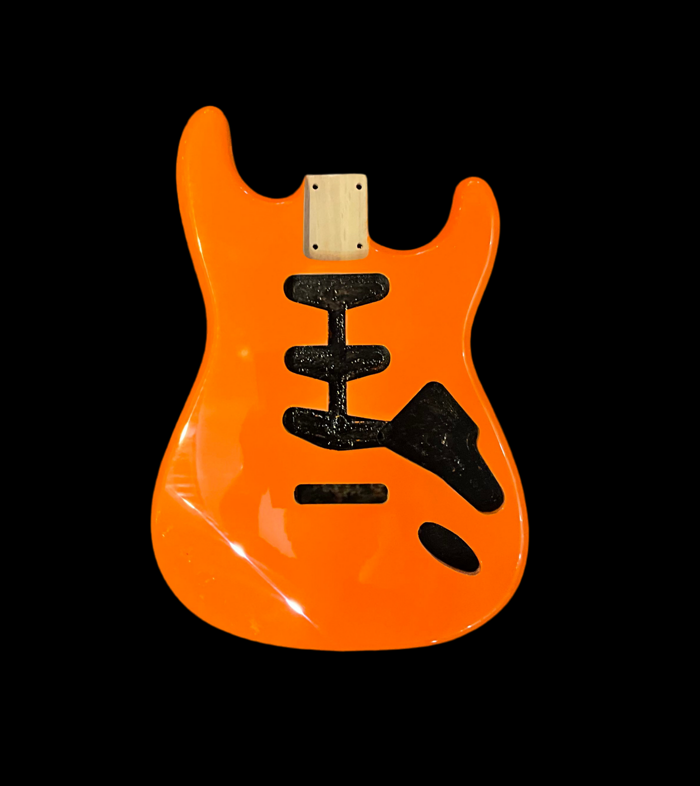 FGC Strat Style Body  Orange Crush
