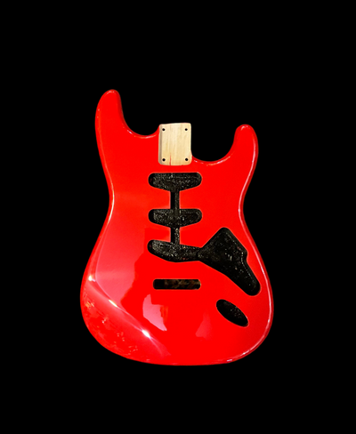 FGC Strat Style Body  Roho Red