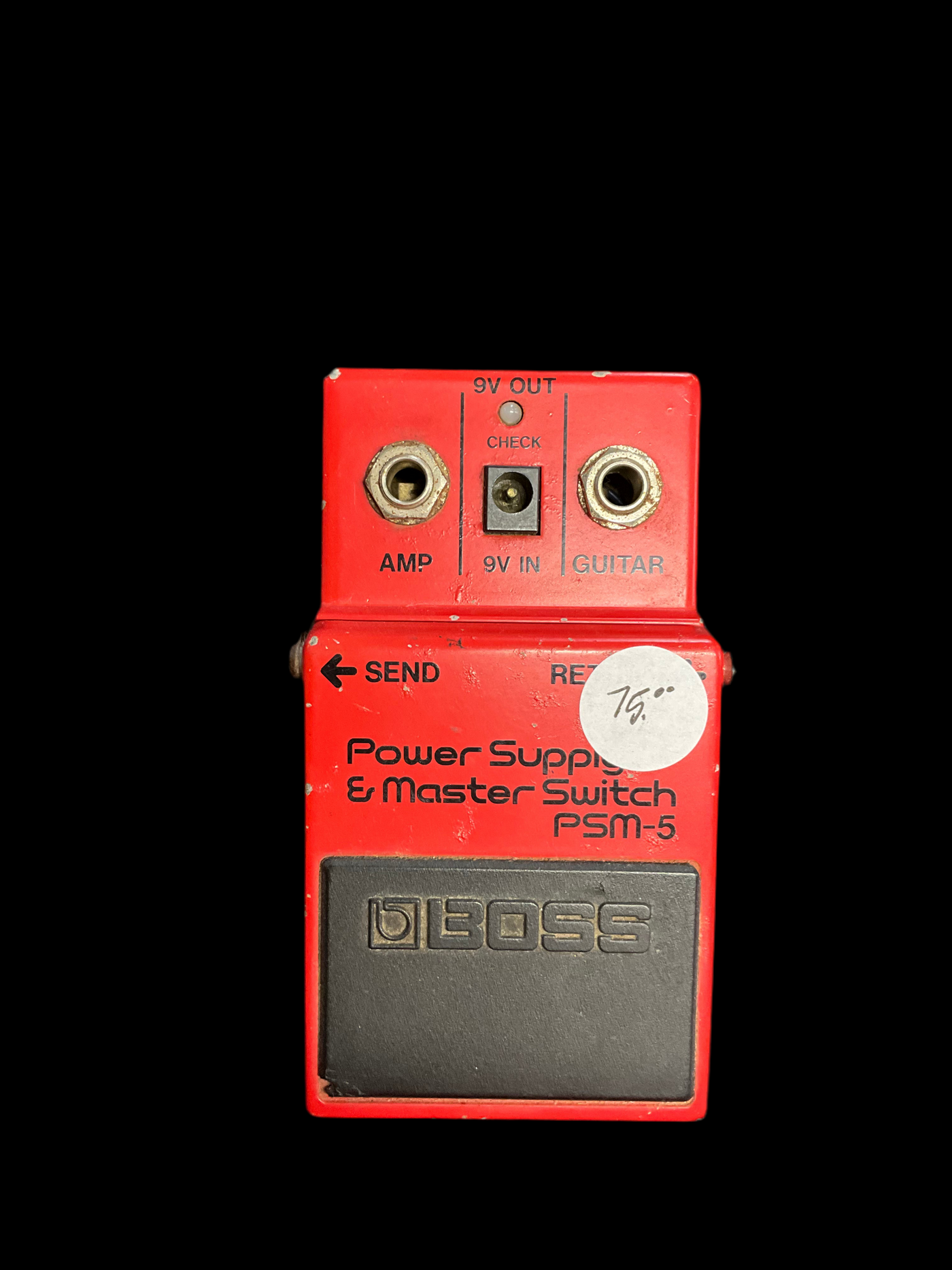 boss pedal power Boss Power Supply and Master Switch Pedal – Galveston Guitar Lounge