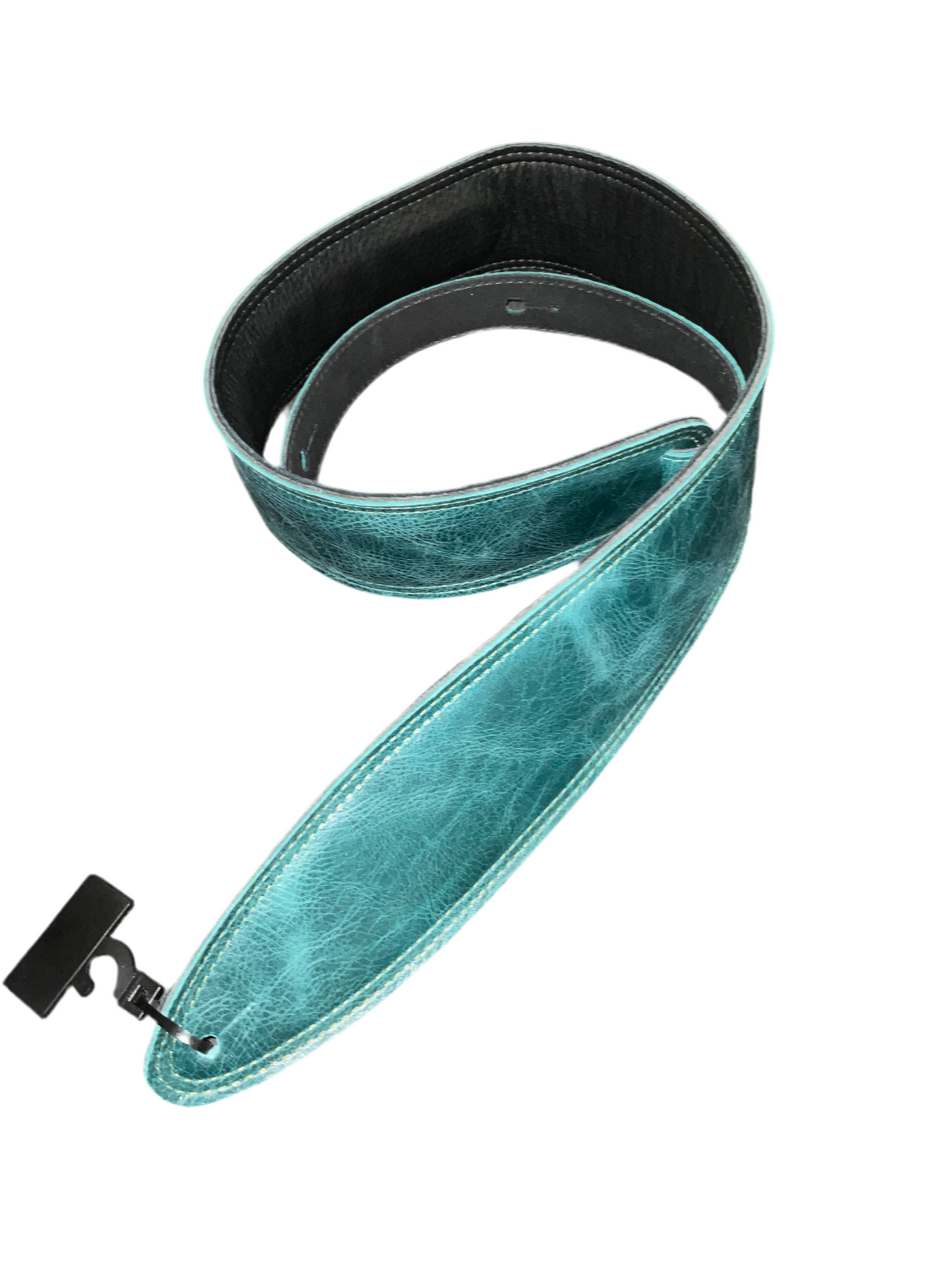 L&M Guitar Strap E-H25 Teal Poseidon
