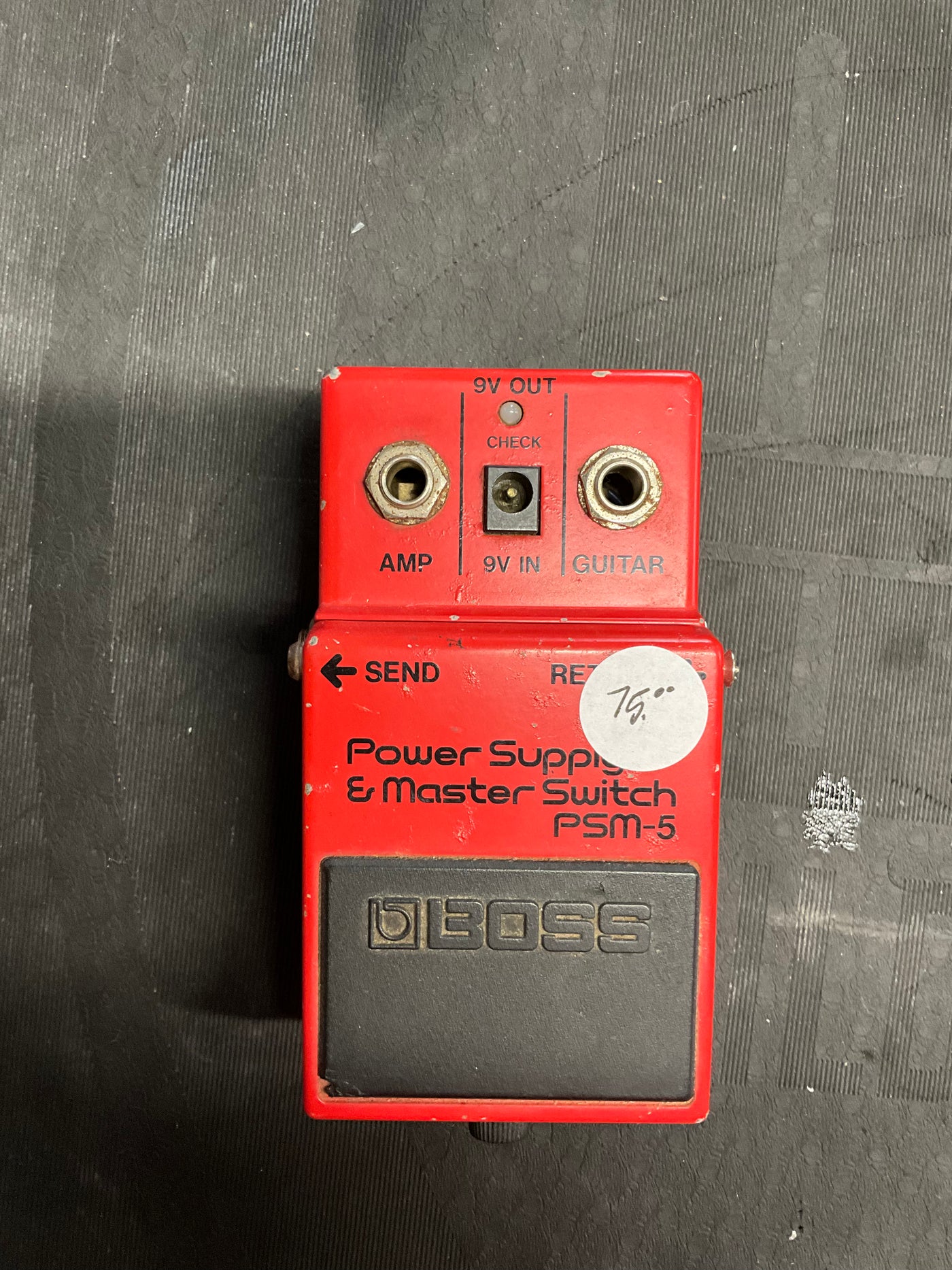 Boss Power Supply and Master Switch Pedal